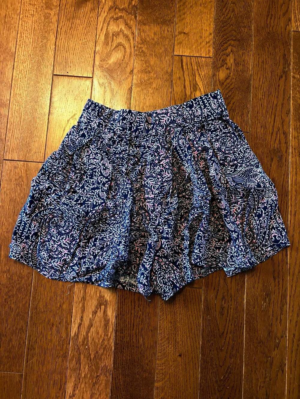 Aeropostale Navy Floral Print Skort - XS